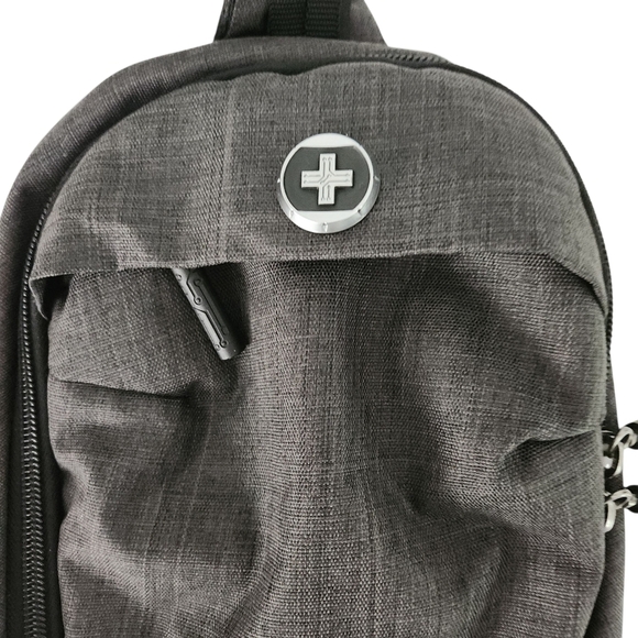 Swissdigital Crossbody Sling Event Backpack grey - Picture 6 of 10